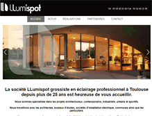 Tablet Screenshot of llumispot.com
